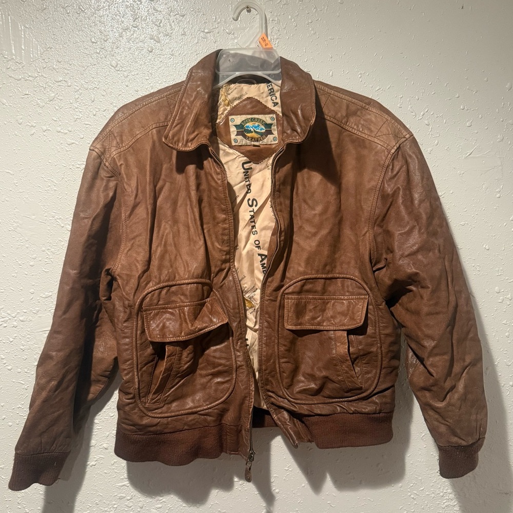 Men's Brown Leather Jacket